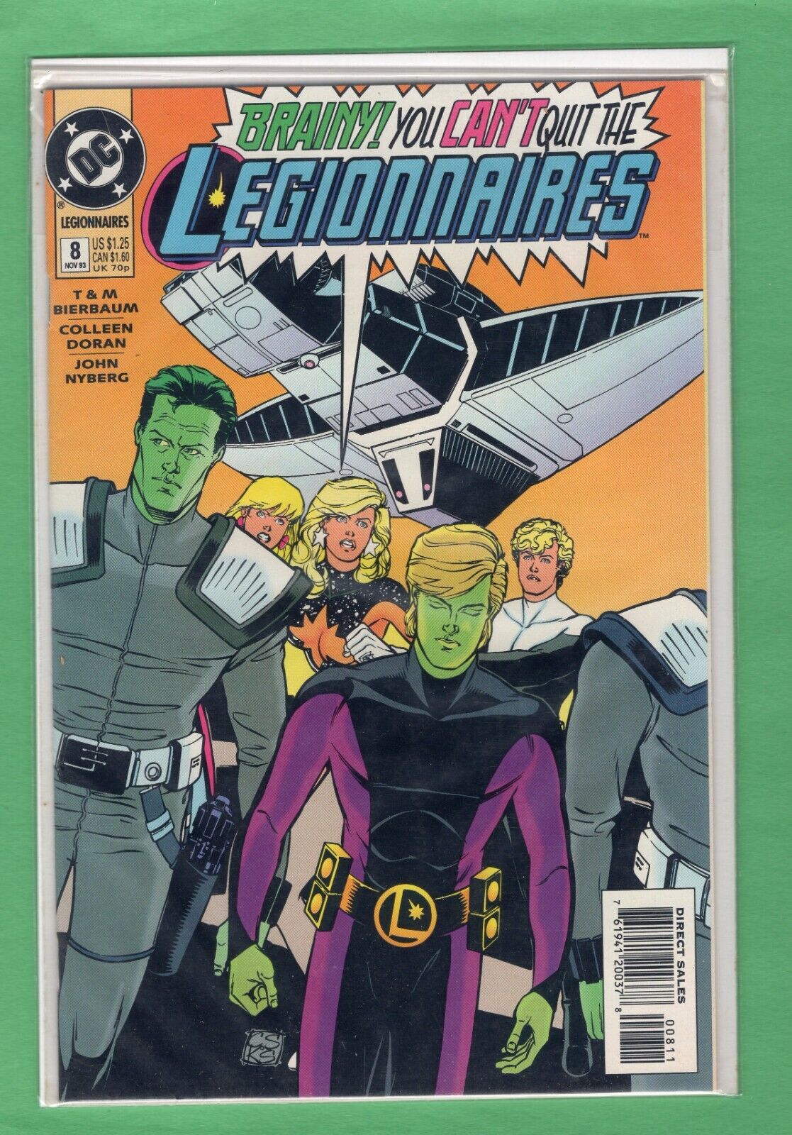 LEGIONNAIRES #8 NEWSSTAND DC COMIC BOOK