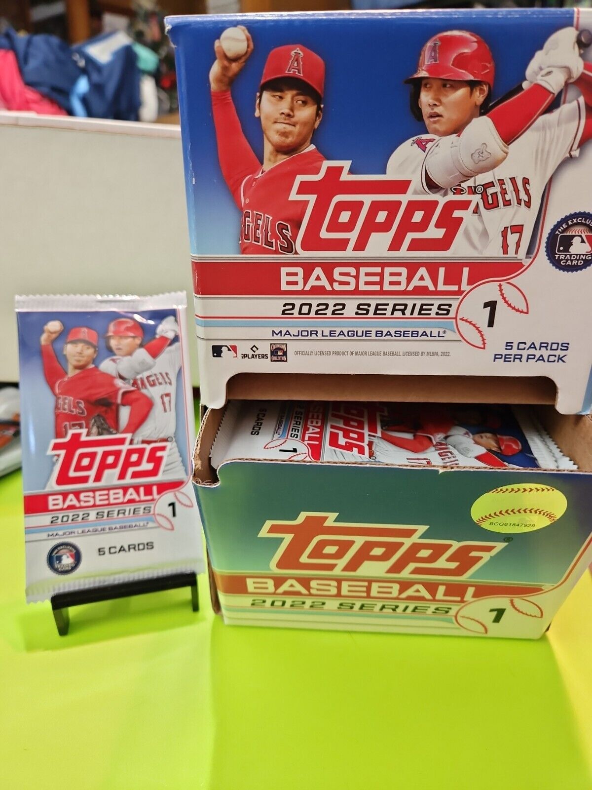 Topps 2022 Series 1 (5 Cards per Pack) New Sealed Major League Baseball (#1)