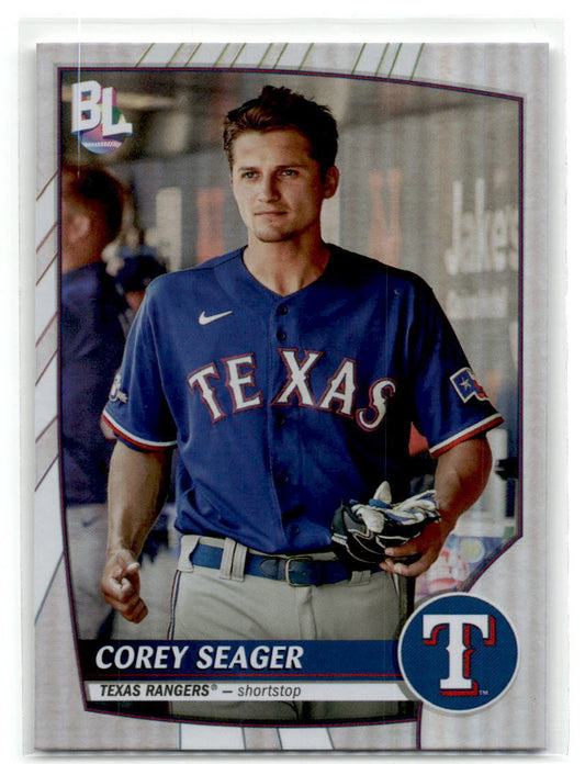 2023 Topps Big League #247 Corey Seager Electric Orange NM