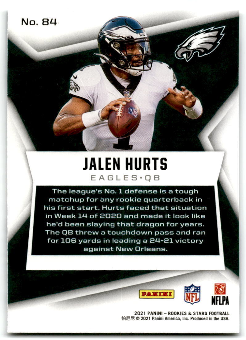 2021 Panini Rookies & Stars #84 Jalen Hurts NM