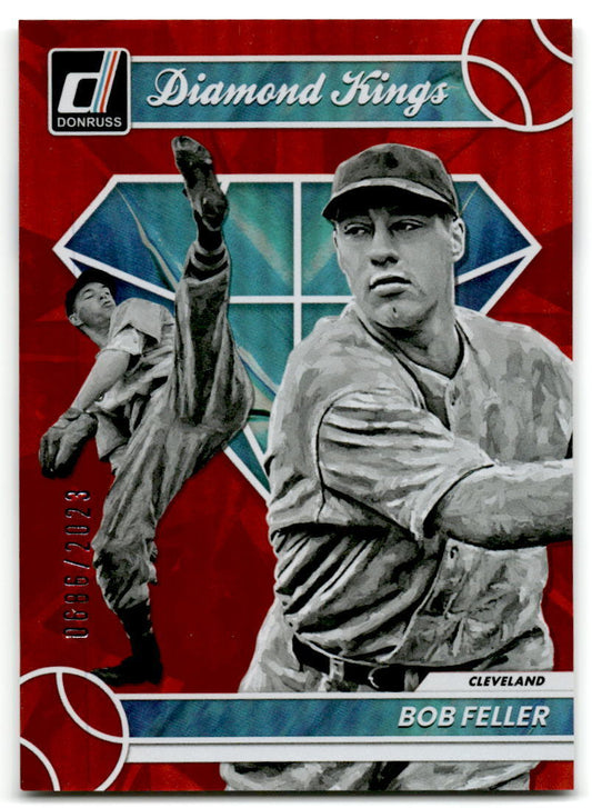 2023 Donruss #16 Bob Feller Holo Red NM