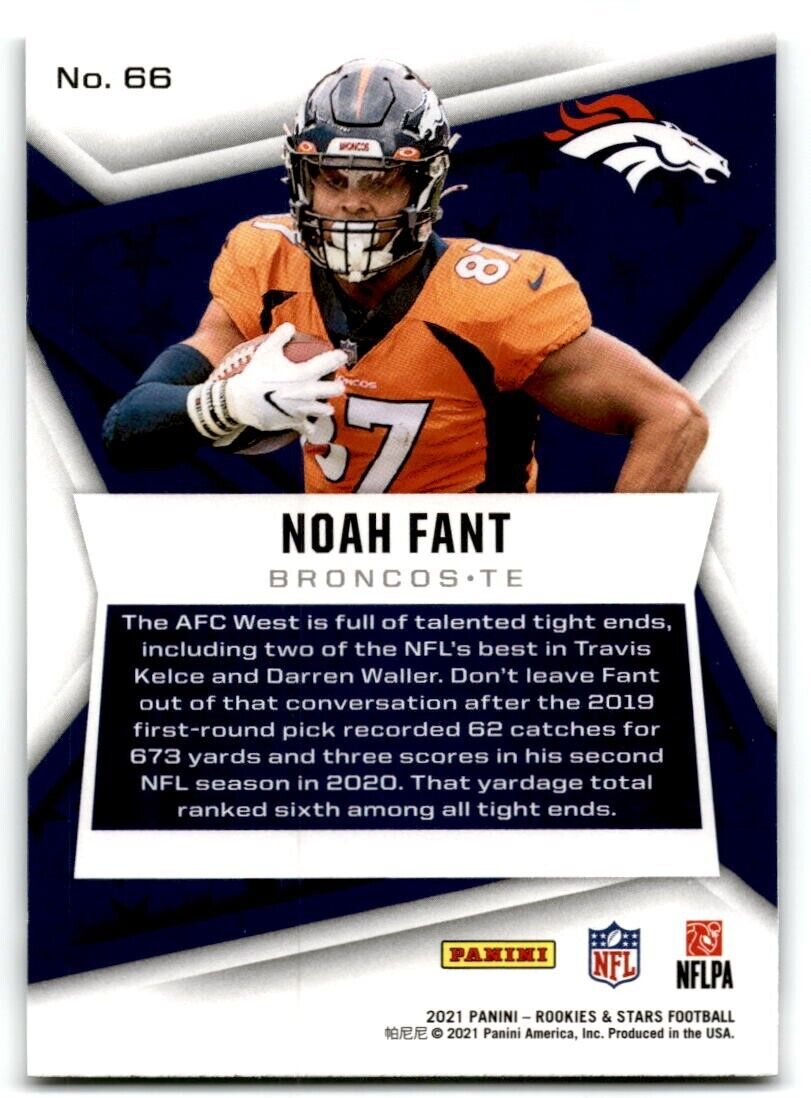 2021 Panini Rookies & Stars #66 Noah Fant NM