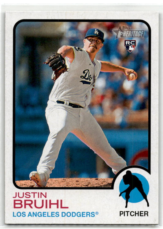 2022 Topps Heritage #518 Justin Bruihl NM