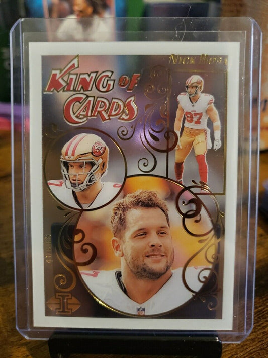 2023 Panini Illusions Football King of Cards Acetate #11 - Nick Bosa - 49ers