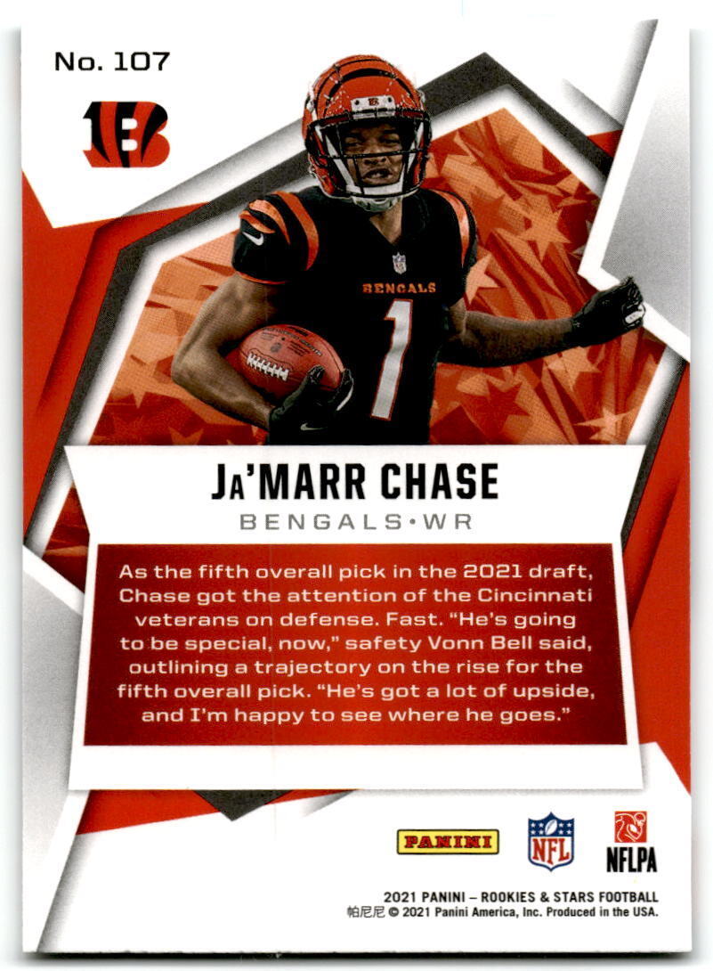 2021 Panini Rookies & Stars #107 Ja'Marr Chase NM