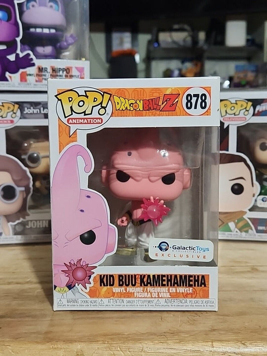 Funko Pop Dragon Ball Z Kid Buu Kamehameha 878 galactic toys w/ protector