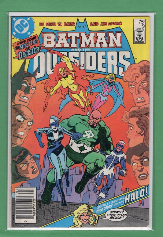 Batman and the Outsiders #9 1984 DC Comics Comic Book