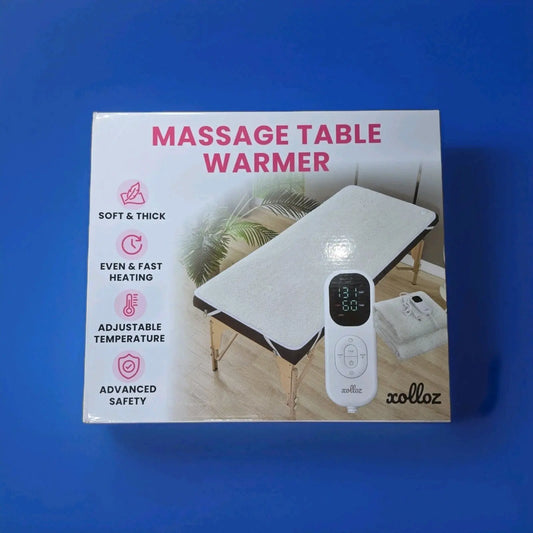 Massage Table Warmer Heating Pad – Heated with White 