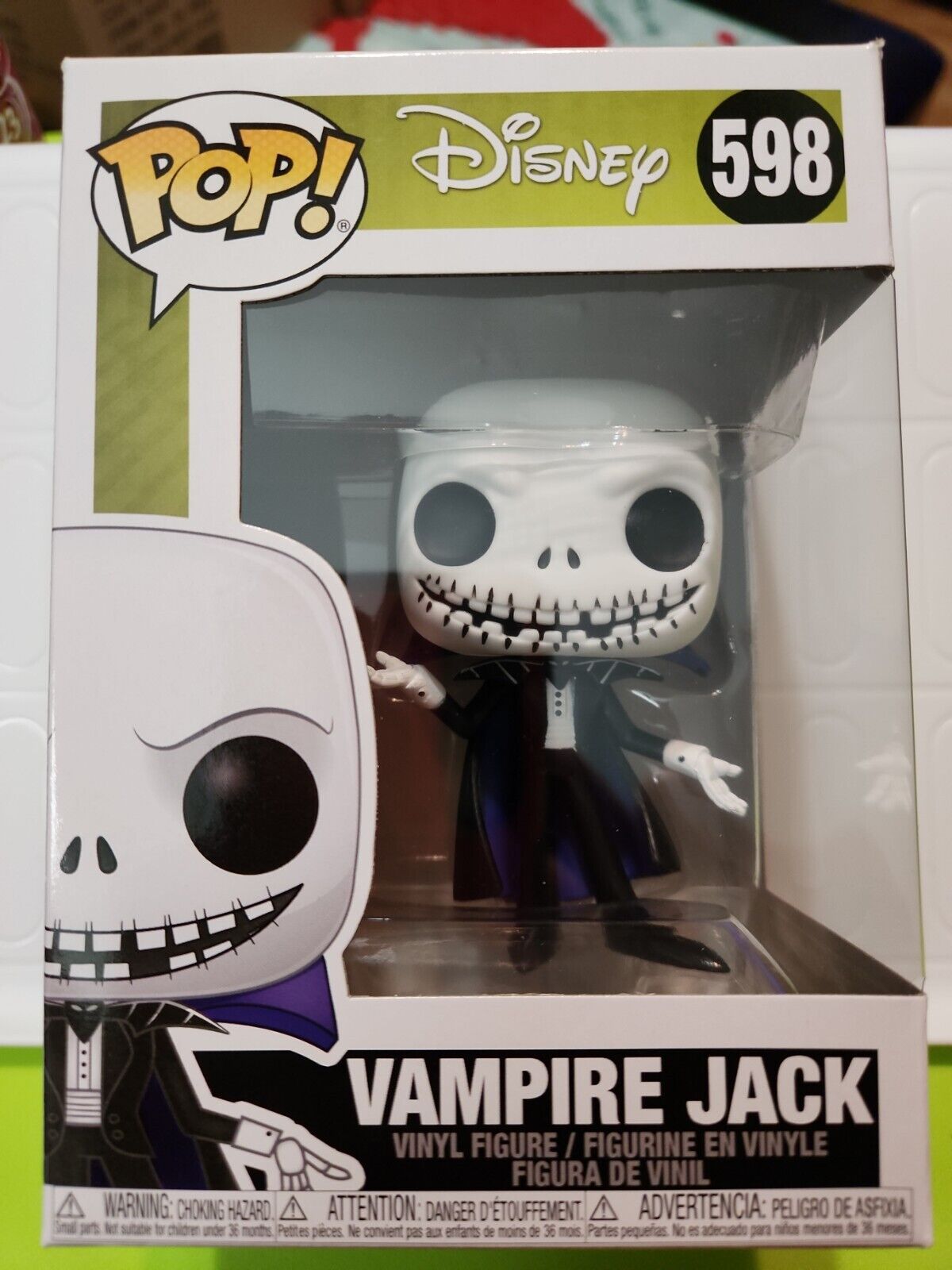 Funko Pop! Movies: The Nightmare Before Christmas - Vampire Jack Vinyl Figure