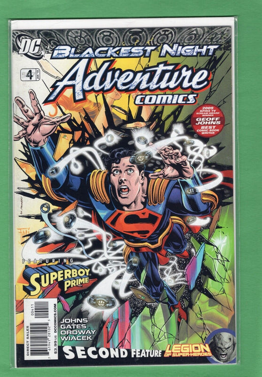 BLACKEST NIGHT : ADVENTURE COMICS #505 #507  SUPERBOY PRIME * LEGION  DC  2010 