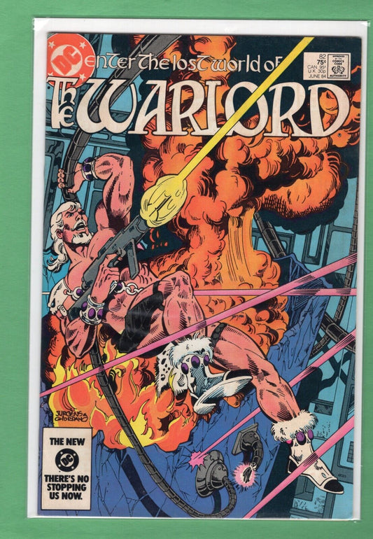 Enter the Lost World of THE WARLORD #82 1984 DC Comics