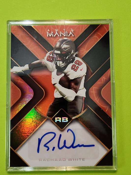 2022 Wild Card Auto Mania  RC AUTO  RACHAAD WHITE Orange  Pro-Look