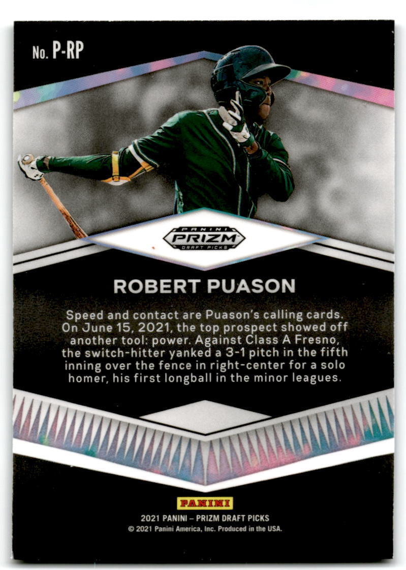 2021 Panini Prizm Draft Picks #P-RP Robert Puason Prospects NM