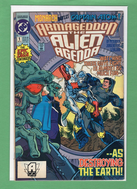 Armageddon: The Alien Agenda #1 DC comics Nov 1991