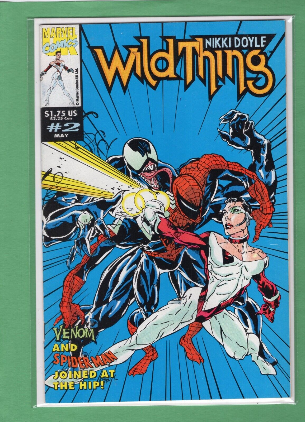 WILD THING Vol 1 #2 FIRST PRINT MARVEL COMICS (1993) SPIDER-MAN VENOM