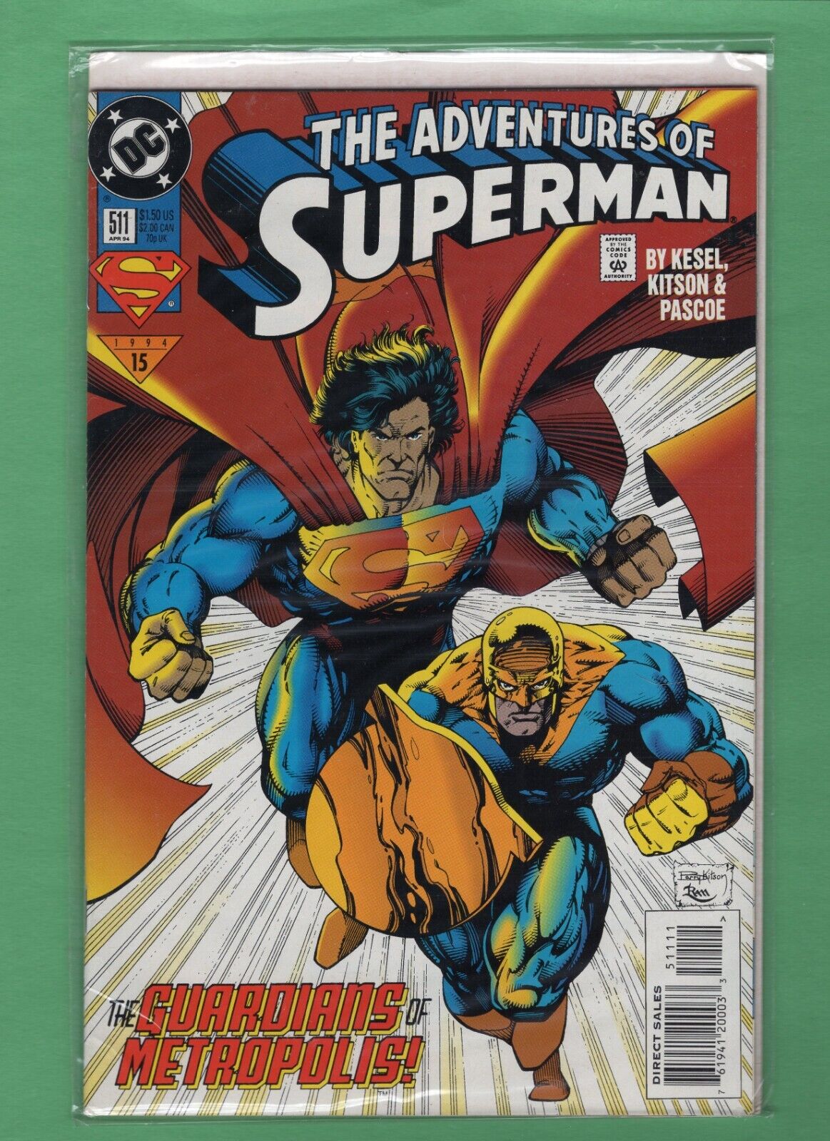 Adventures of Superman #511  - 1987 series DC comics