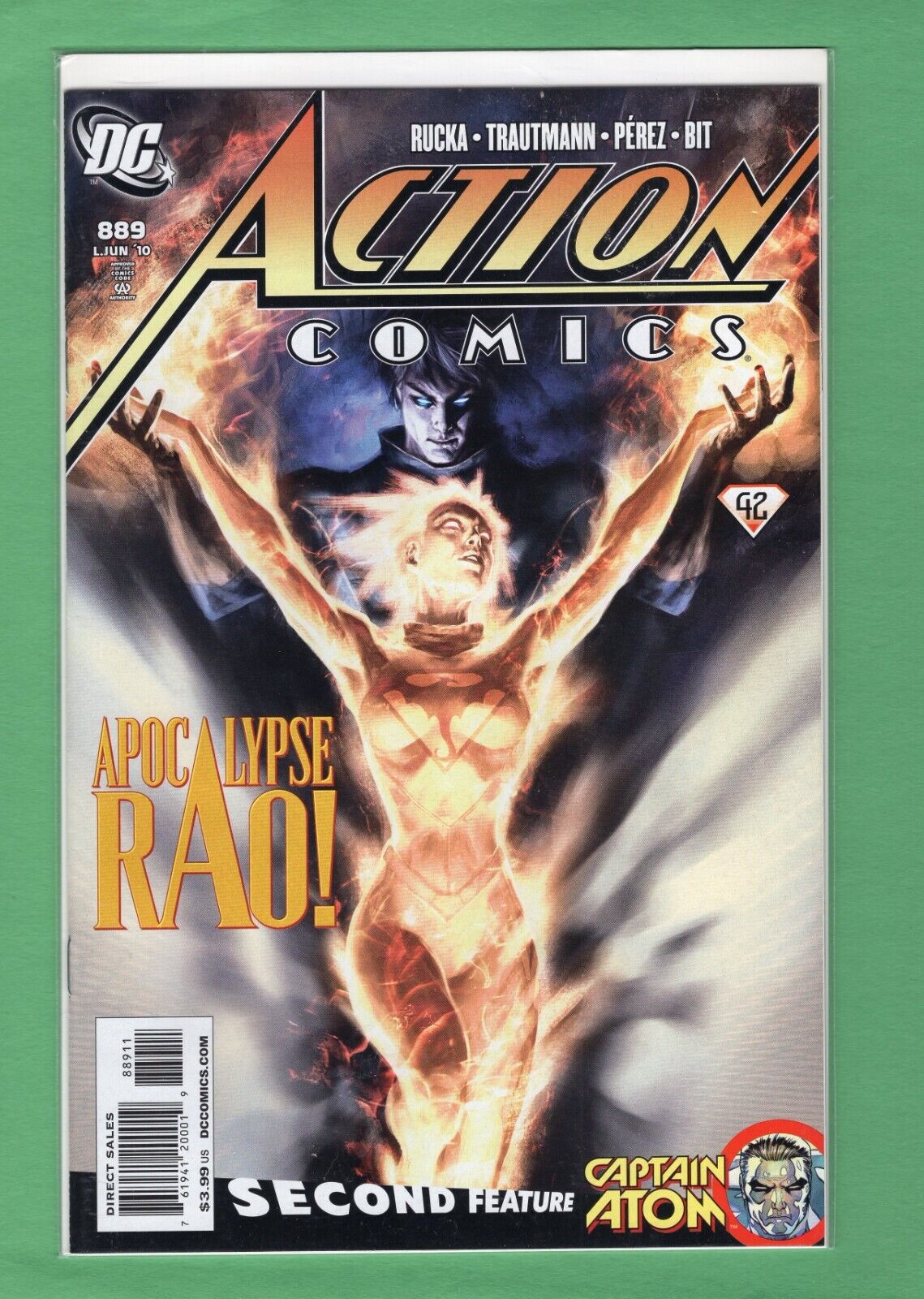 Comic Book Action Comics Superman 889 Superman Captain Atom