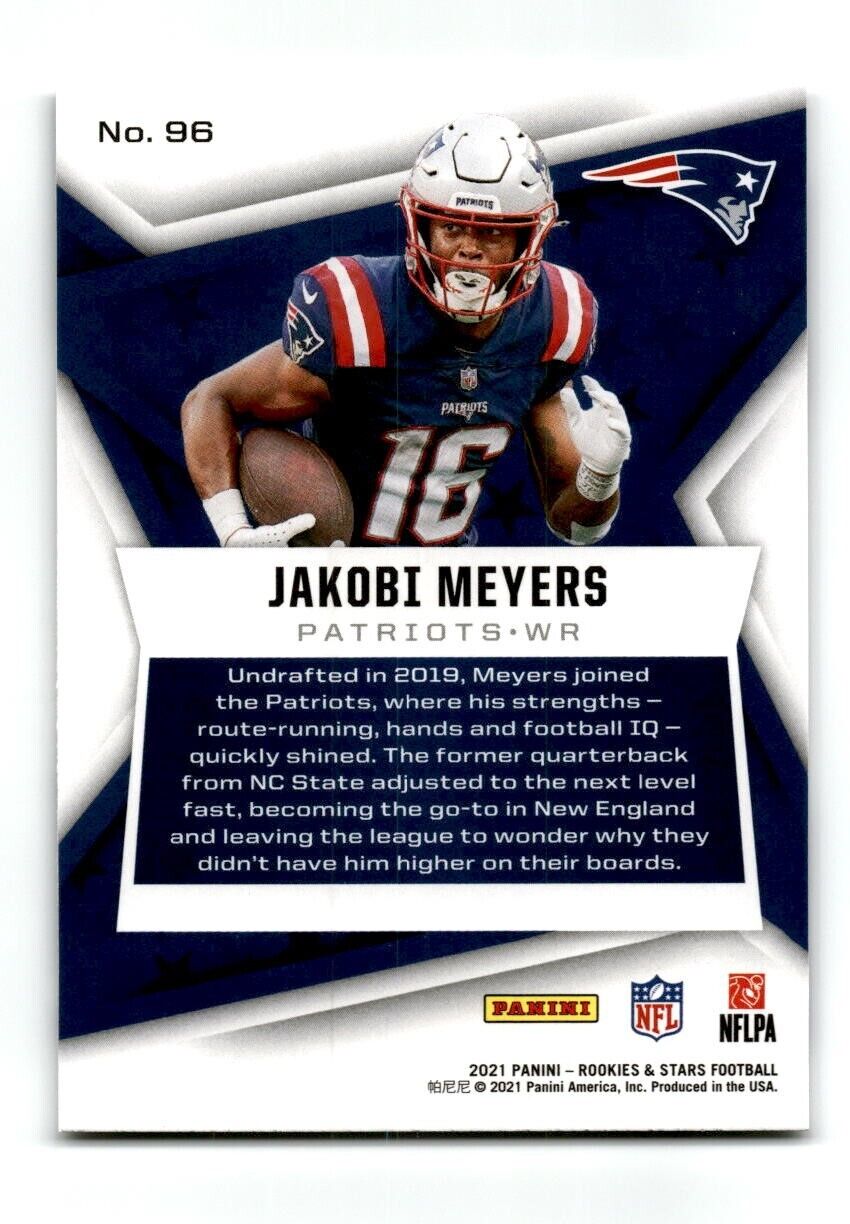 2021 Panini Rookies & Stars #96 Jakobi Meyers NM