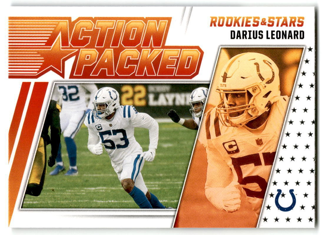 2021 Panini Rookies & Stars #AP-2 Darius Leonard Action Packed NM