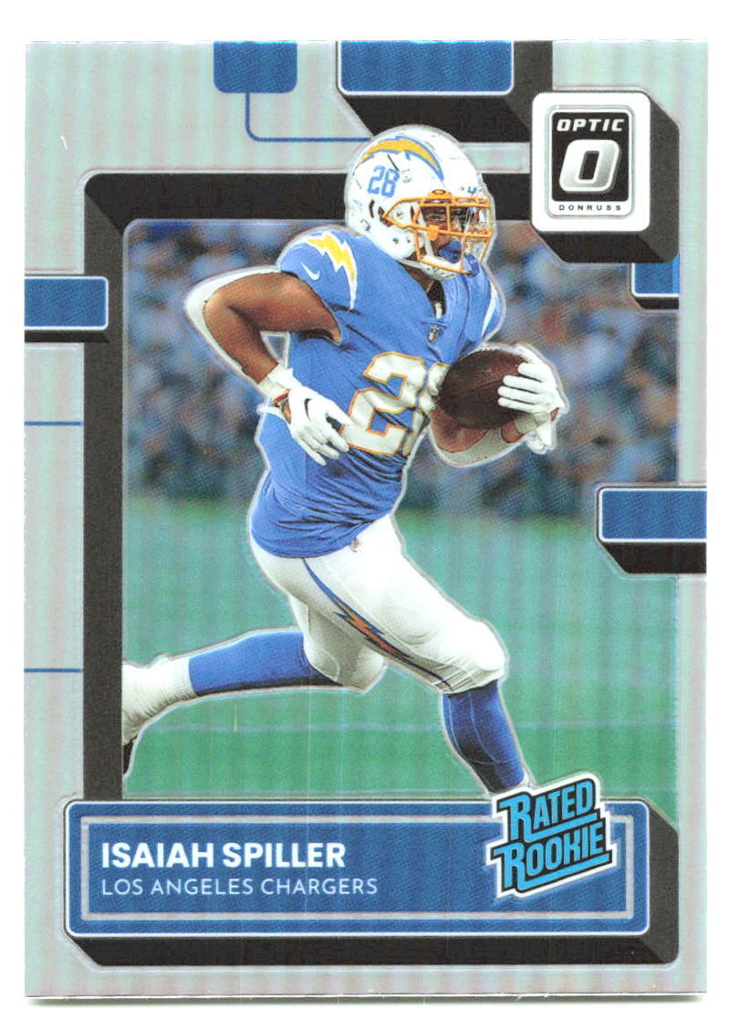 2022 Donruss Optic #216 Isaiah Spiller Holo NM