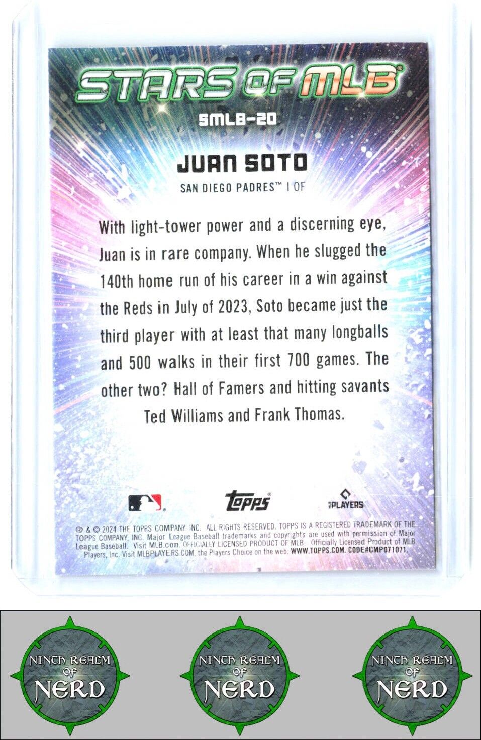 2024 Topps #SMLB-20 Juan Soto Stars of MLB