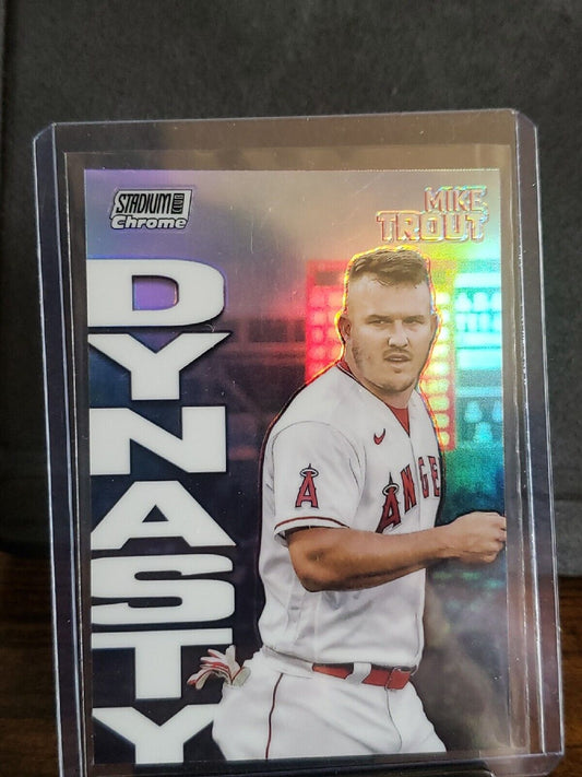 2022 Topps Stadium Club - Dynasty and Destiny #2A Mike Trout 