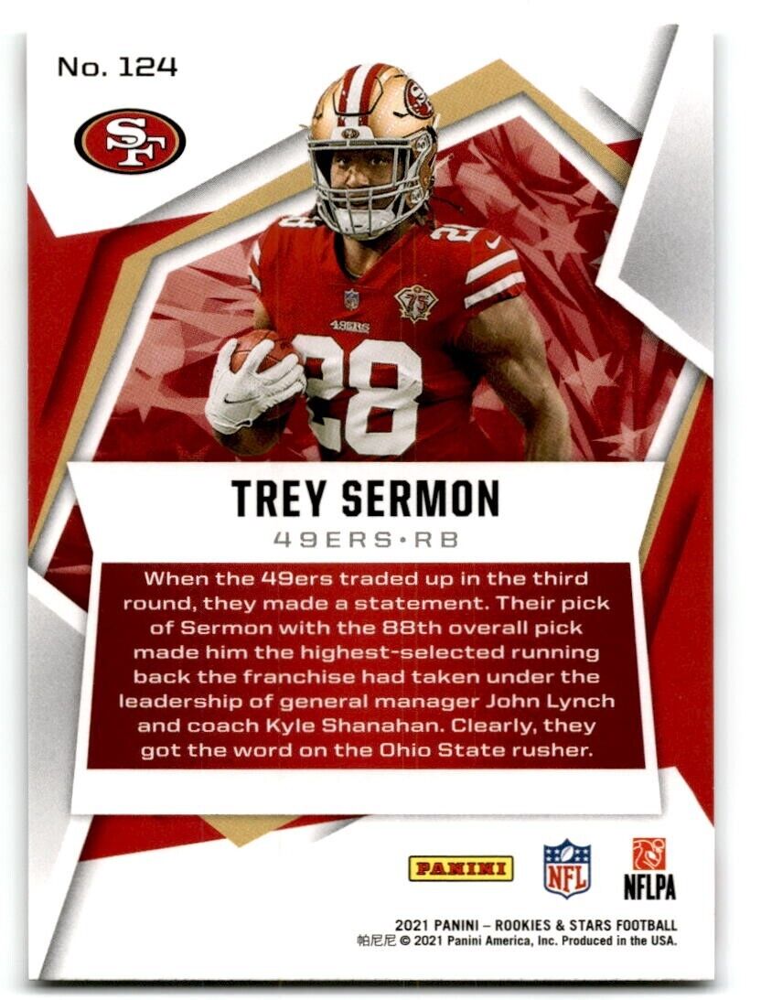 2021 Panini Rookies & Stars #124 Trey Sermon NM