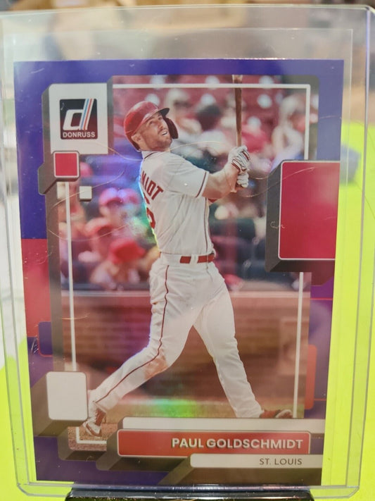 2022 Donruss - Paul Goldschmidt - Purple Parallel #157