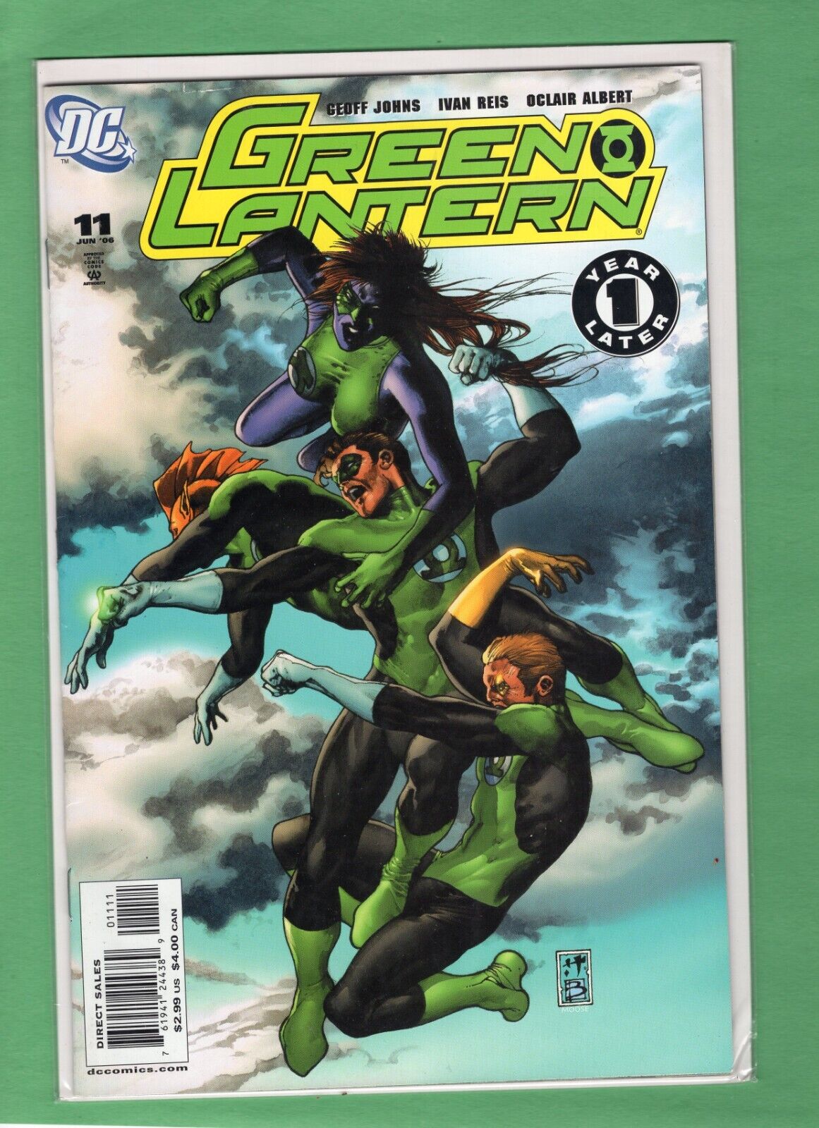 Green Lantern #11 DC 2006  "1 year later" 