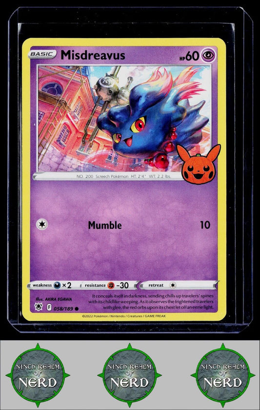 Misdreavus Trick or Trade BOOster #058/189 Promo