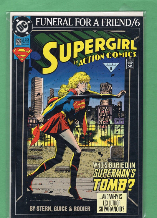 DC Comics ~ SUPERGIRL In Action Comics #686 (1993) 