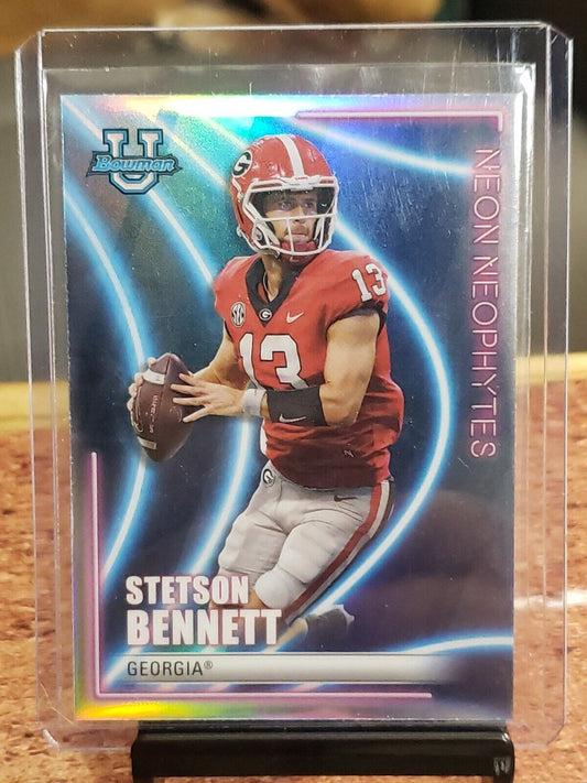 2022/2023 Bowman's Best U - NEON NEOPHYTES  - STETSON BENNETT Georgia - LA Rams