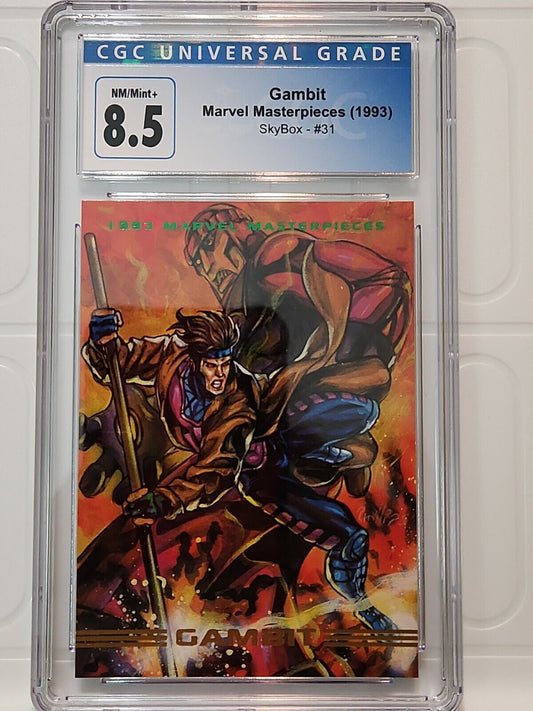 1993 Marvel Masterpieces #31 Gambit CGC 8.5 NM/Mint + 