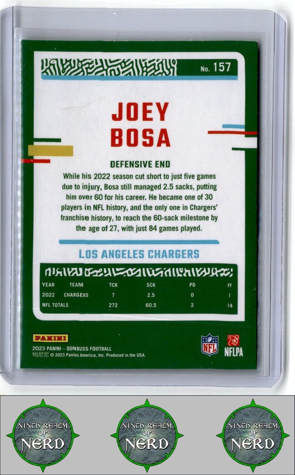 2023 Donruss #157 Joey Bosa