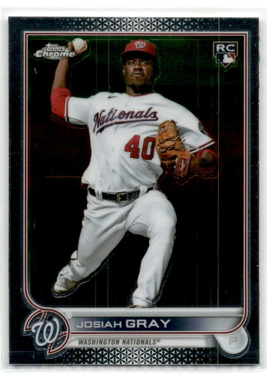 2022 Topps Chrome #160 Josiah Gray NM