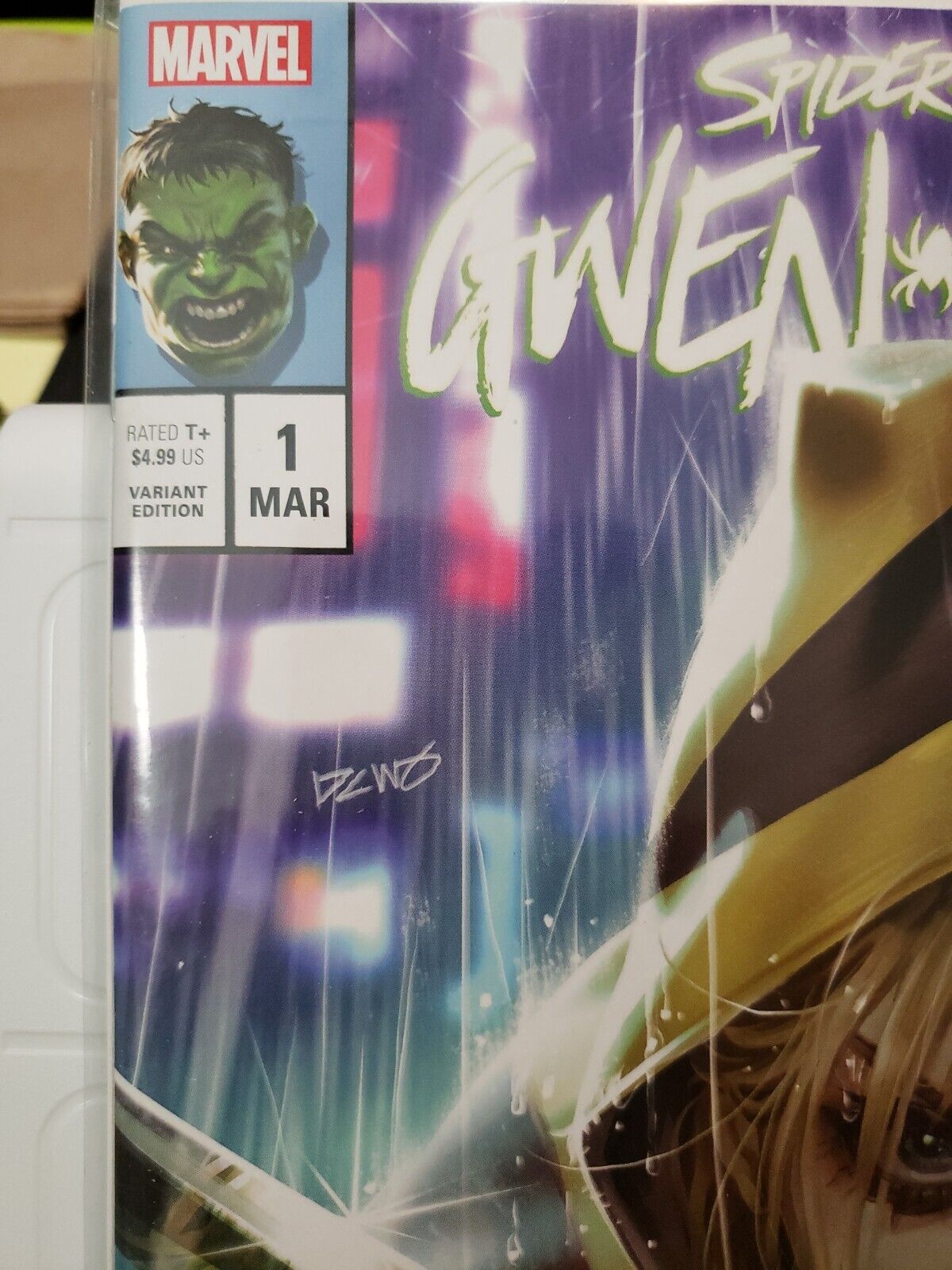 🔥🕷 SPIDER-GWEN GWENVERSE #1 CHEW 616 Trade Dress Variant HULK #340 LTD 3000