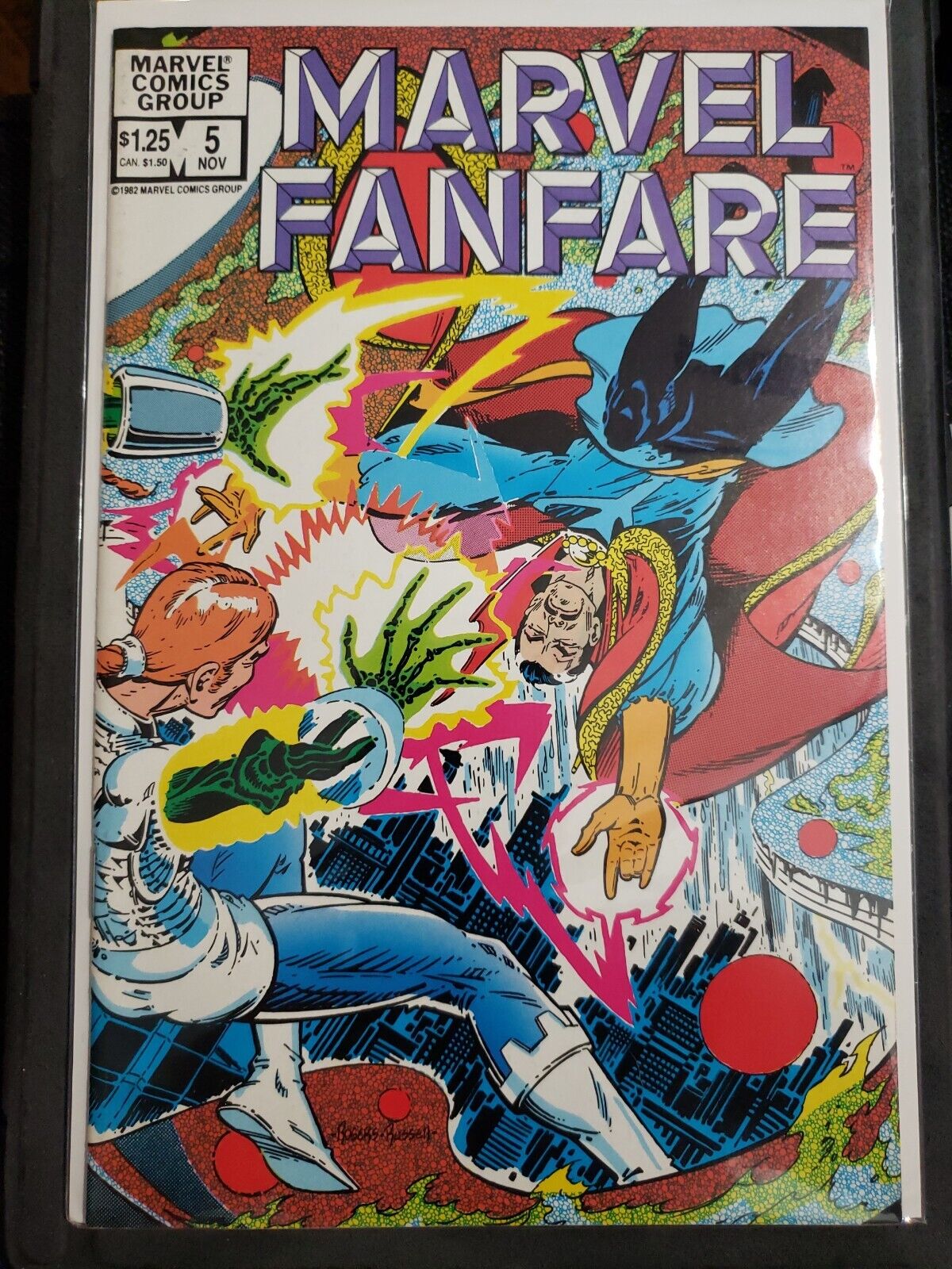 Marvel Fanfare #5 1982 Doctor Strange Marshall Rogers ART BRONZE AGE 