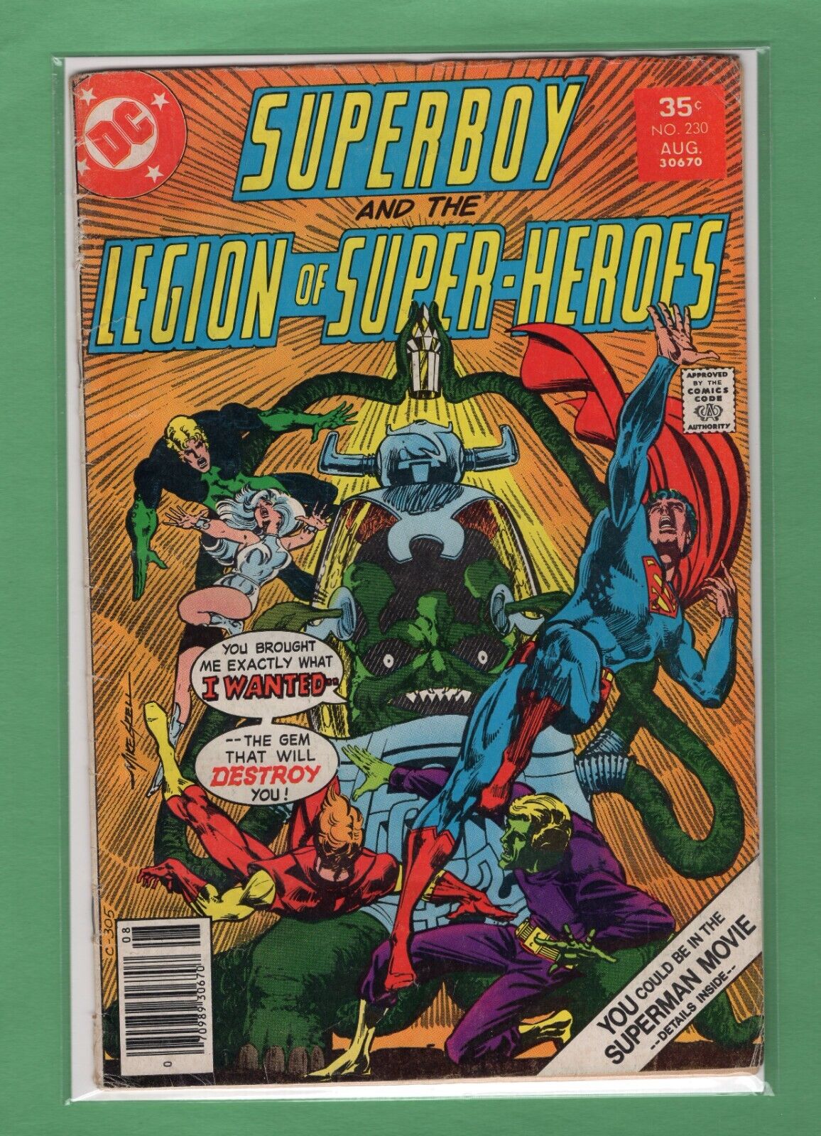 DC Superboy and The legion Of Super Heroes #230 -1977