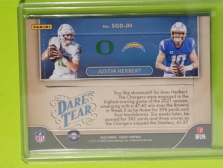 2022 legacy Daniel JONES MINI PURPLE SPARKLE /10