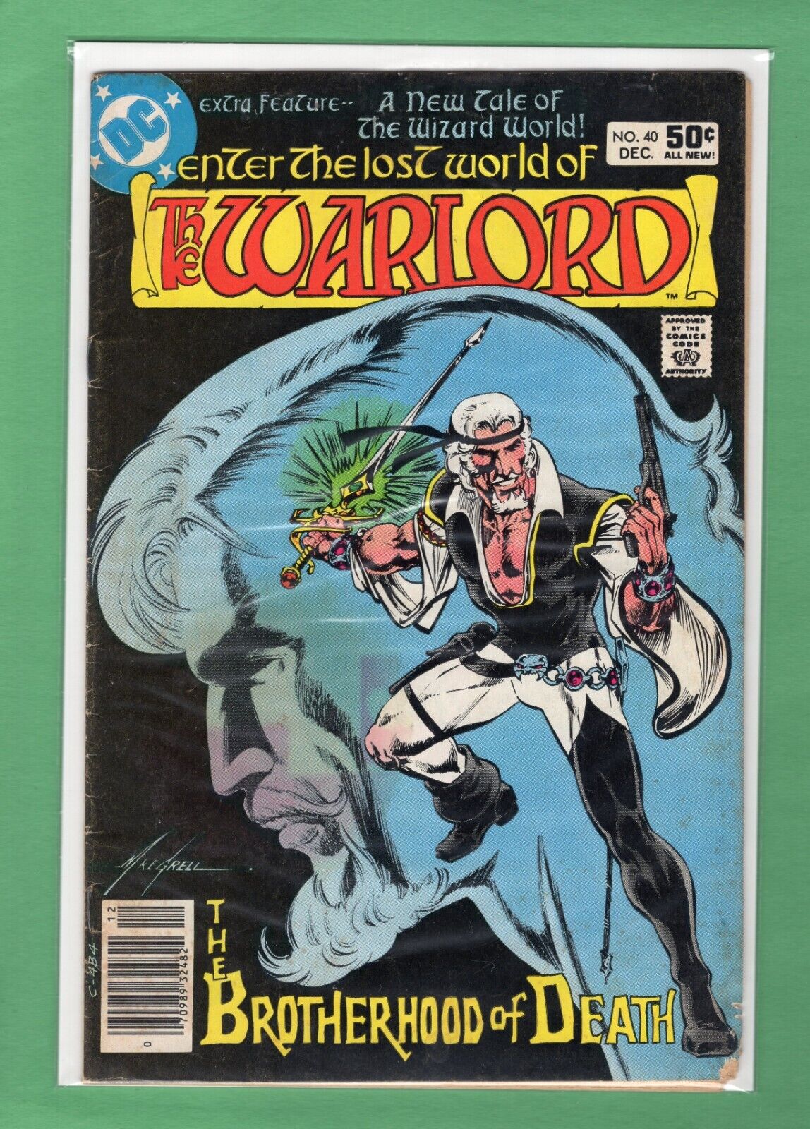 Warlord #40 Newsstand  - 1976 series DC comics 