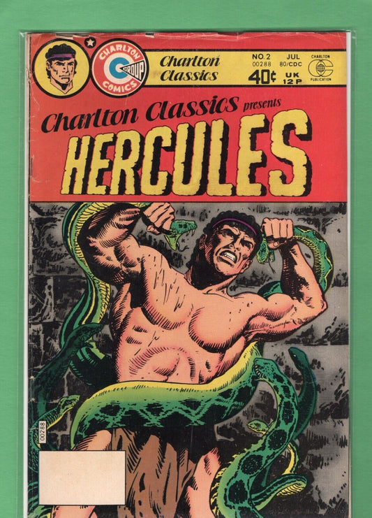 Charlton Classics Vol 1 #2 Hercules When Man Meets Monster July 1980 