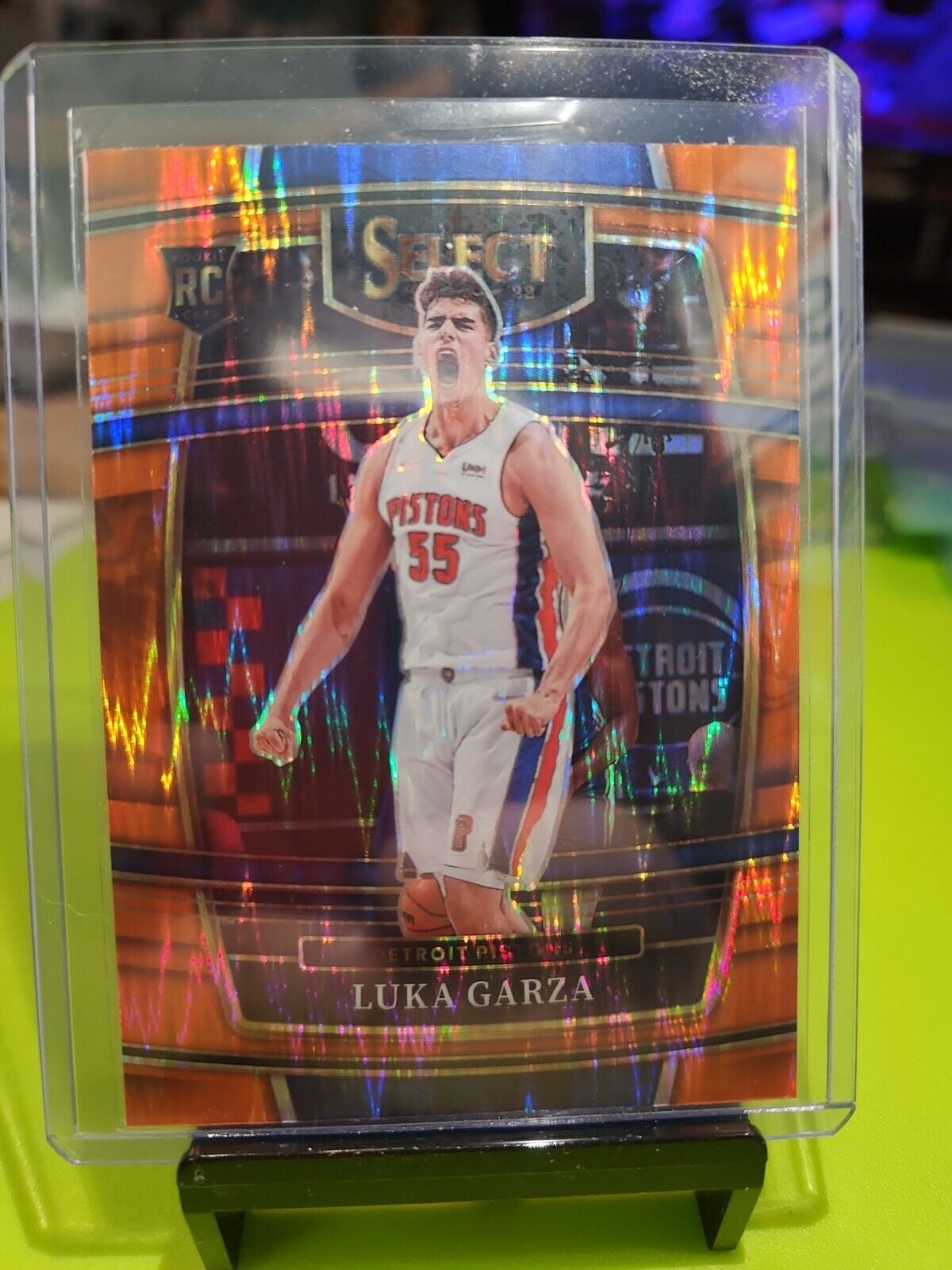 2021-22 Select Basketball Luka Garza Orange Flash Concourse Rookie #22 RC