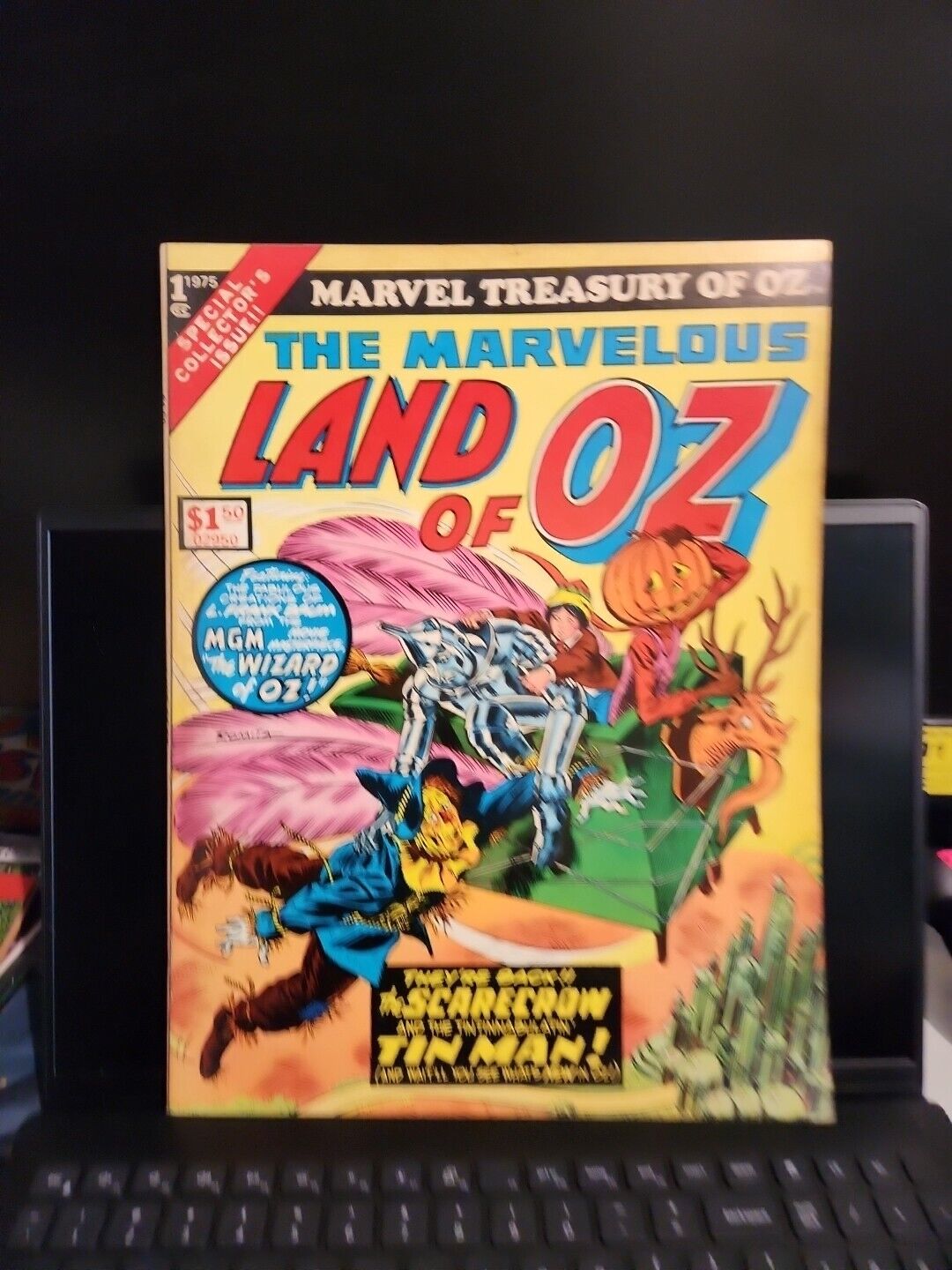 Marvelous LAND of OZ #1 (1975) Marvel TREASURY Size By Roy Thomas Alfredo Alcala