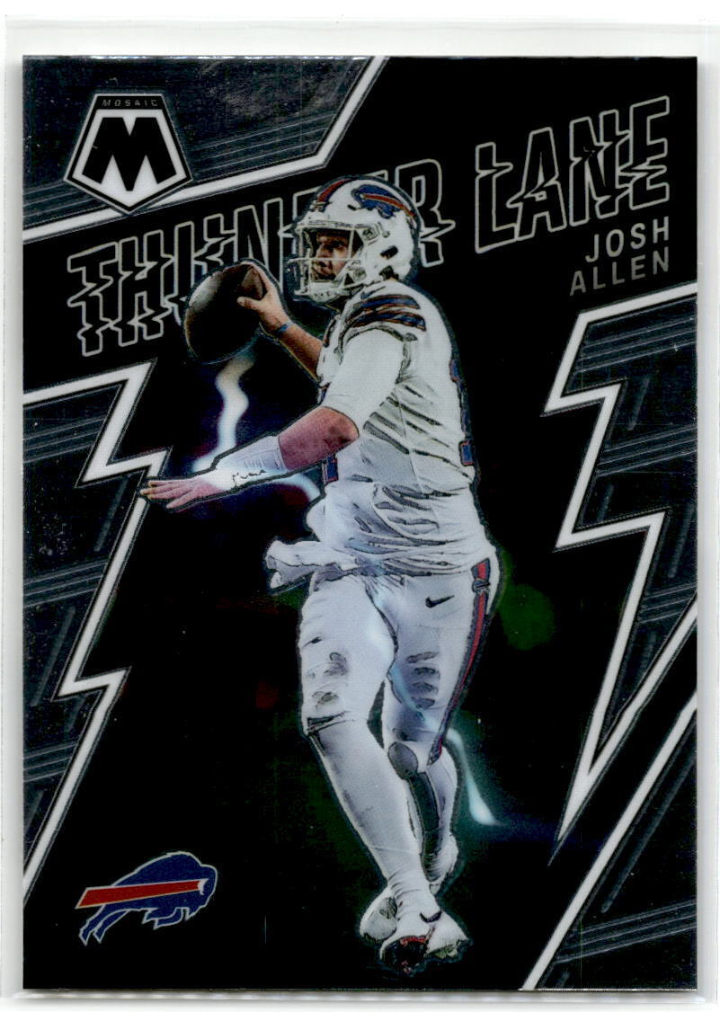 2022 Panini Mosaic #TL-19 Josh Allen Thunder Lane NM