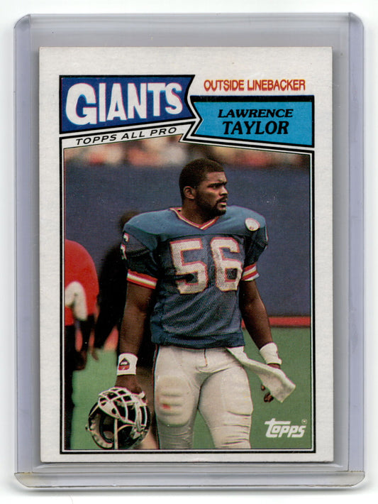 1987 Topps American/UK #5 Lawrence Taylor NM