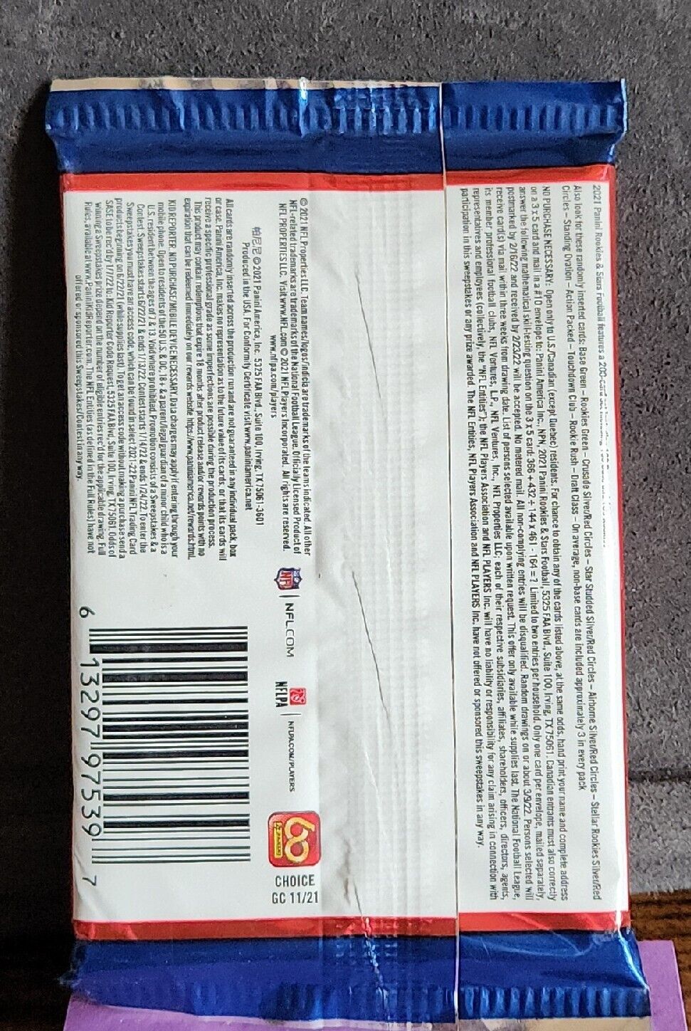 NEW 2021 Panini NFL Rookies & Stars 1 Pack 10 Cards From Retail Display Box