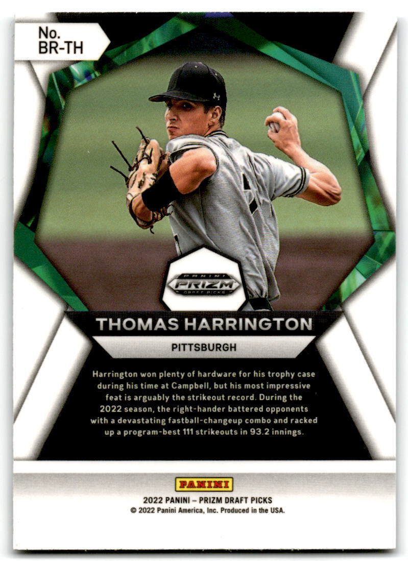 2021 Panini Prizm Draft Picks #BR-TH THOMAS HARRINGTON Brilliance NM