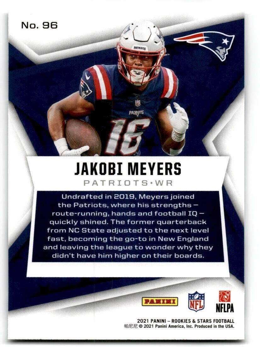 2021 Panini Rookies & Stars #96 Jakobi Meyers NM