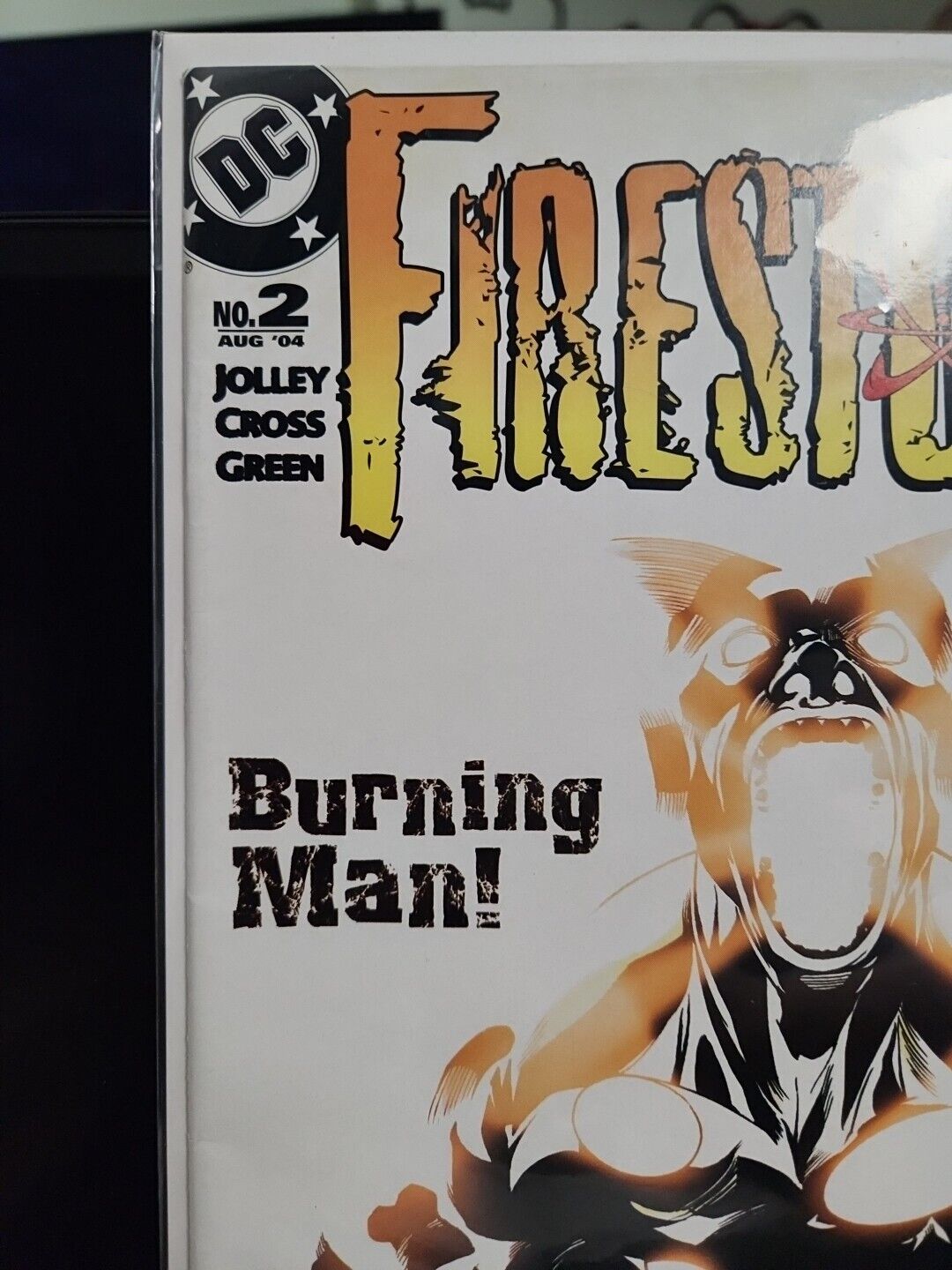 Firestorm #2 NM- Burning Man Jolley Cross Green (2004 DC Comics)