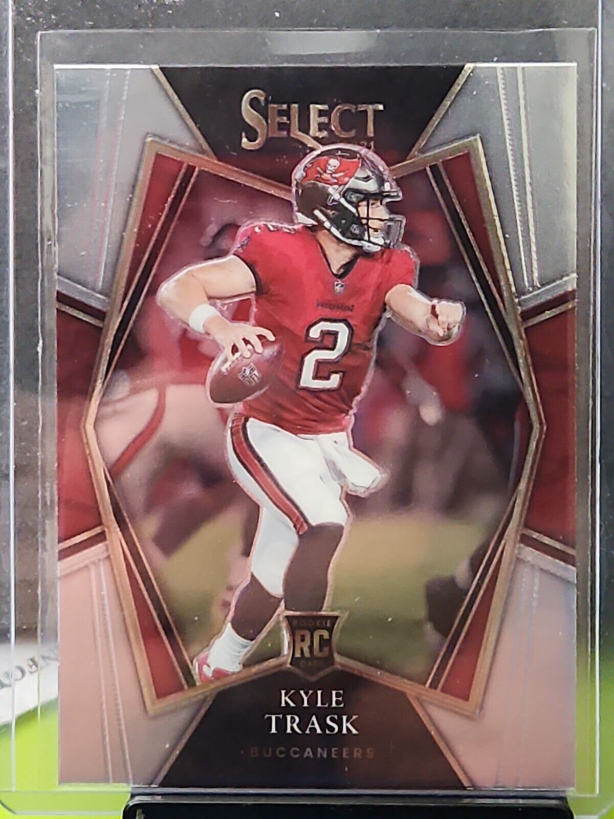 Kyle Trask 2021 Select Premier Level Rookie RC #163 Tampa Bay Buccaneers 